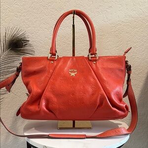 MCM Leather Shoulder Bag